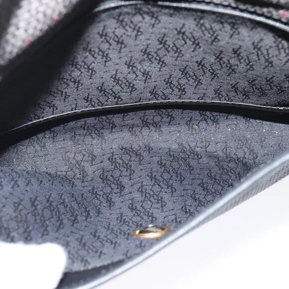 SAINT LAURENT Shoulder Bag PVC Gray Gold Auth 132120 - Picture 12 of 16